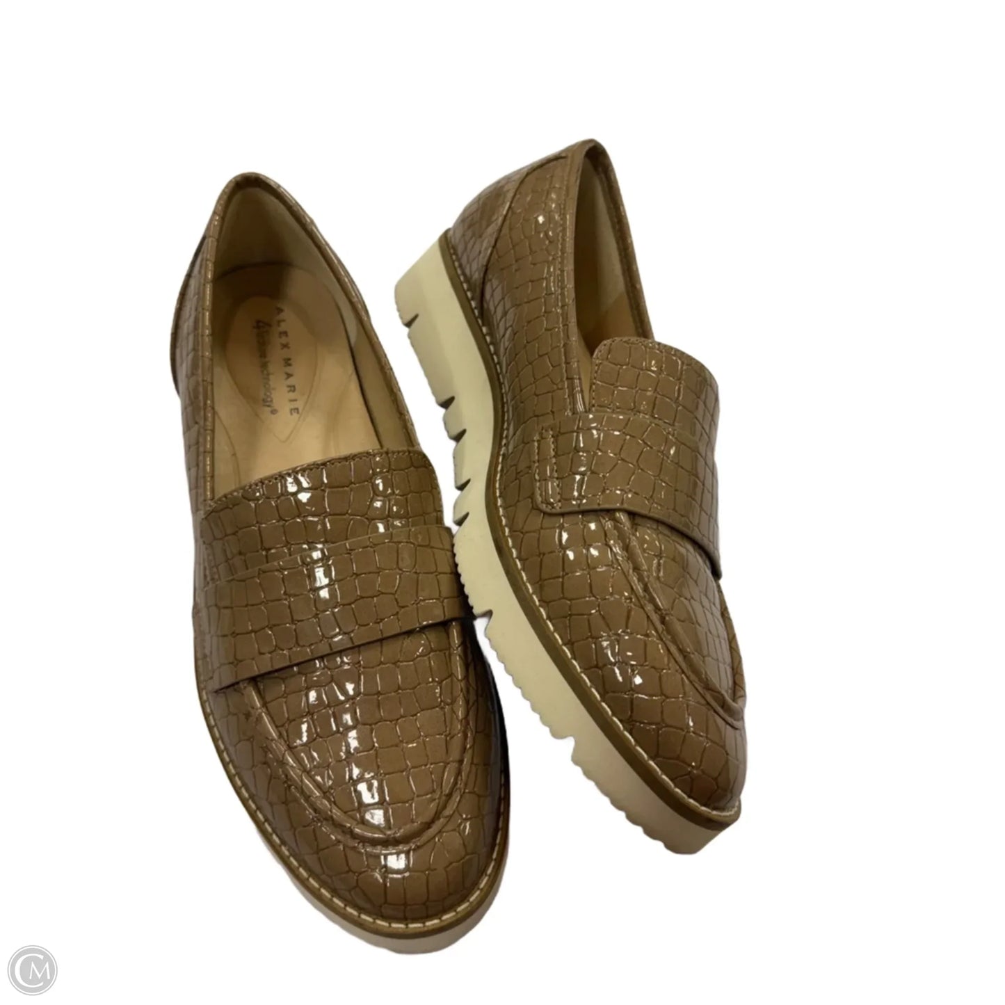 Shoes Flats By Alex Marie In Brown, Size: 8.5