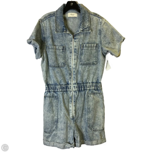 Romper By Kancan In Blue Denim, Size: L