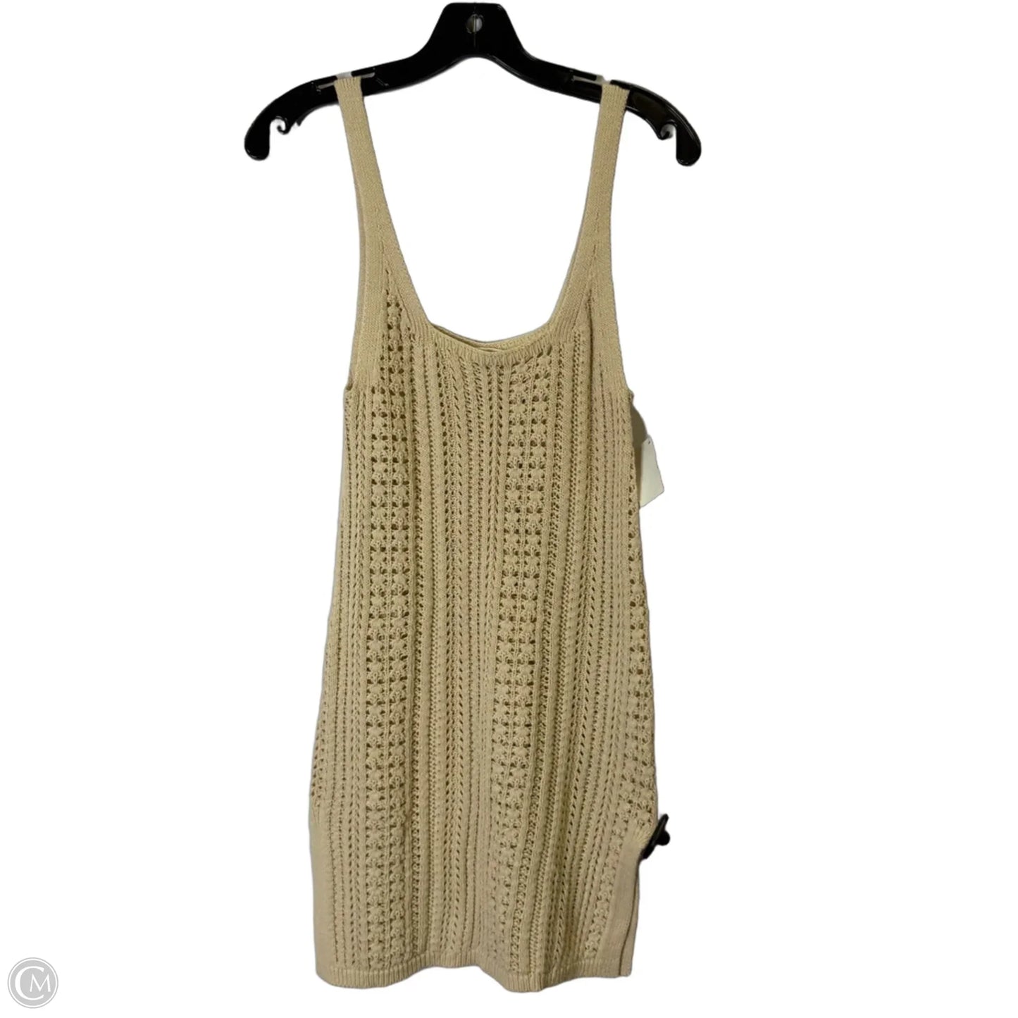 Top Sleeveless By Anthropologie In Cream, Size: S