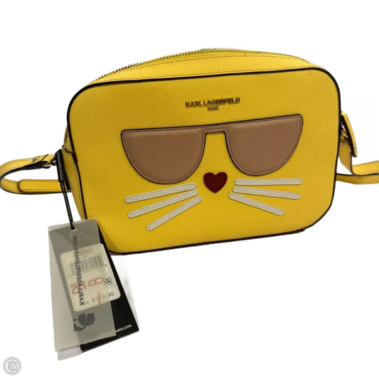 Crossbody Designer By Karl Lagerfeld, Size: Medium