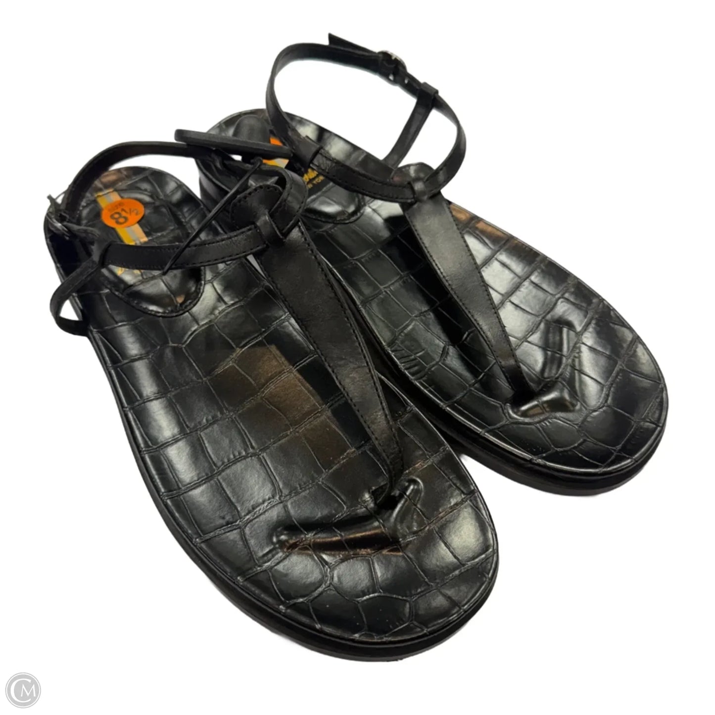 Sandals Flats By Sam Edelman In Black, Size: 8.5