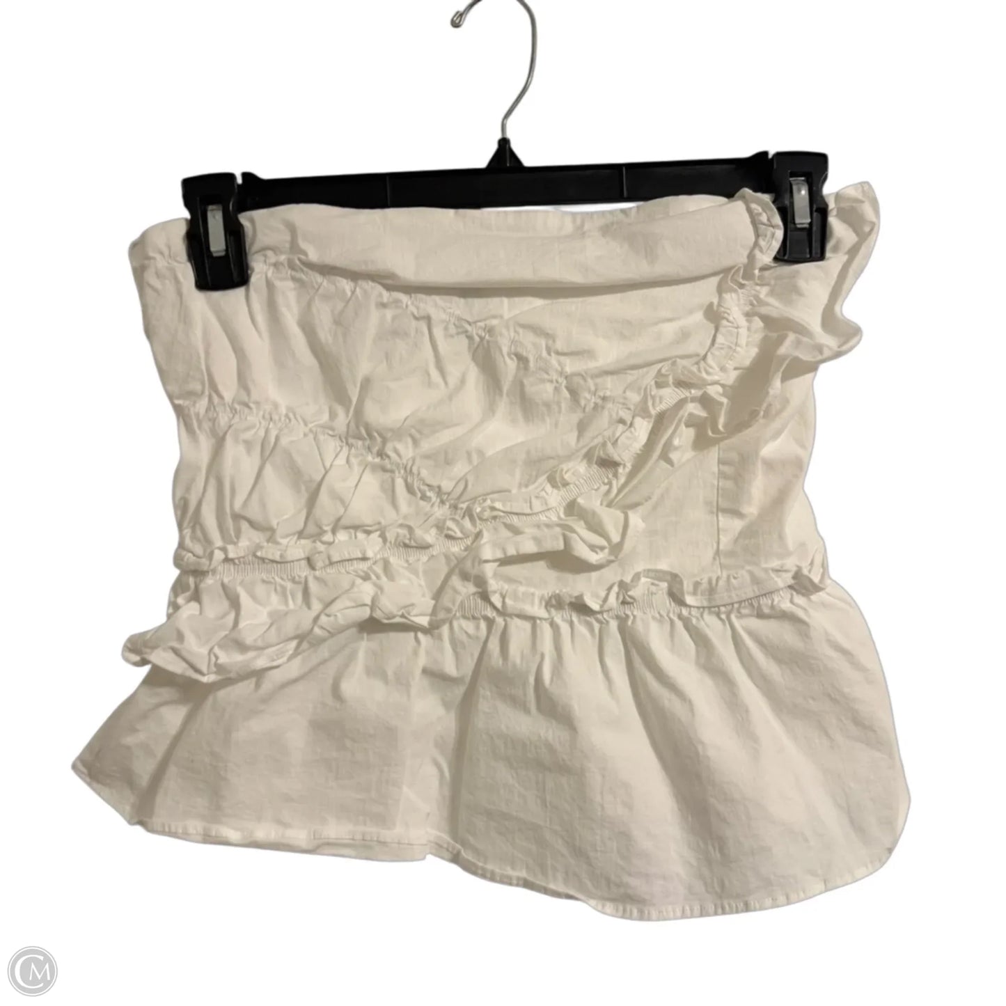 Top Sleeveless By Cmc In White, Size: M
