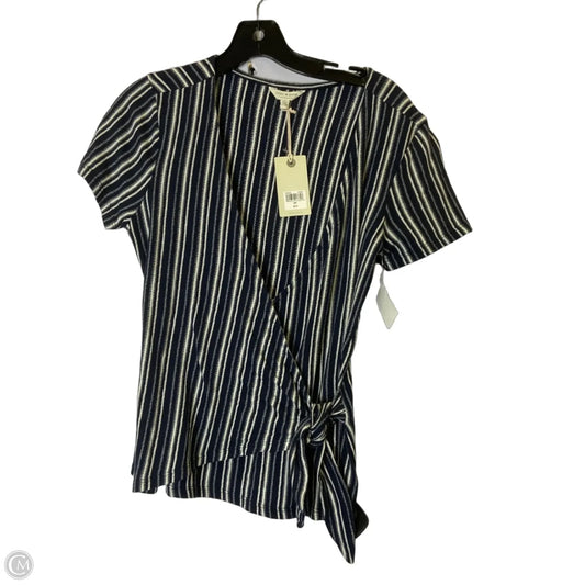 Top Short Sleeve By Lucky Brand In Navy, Size: S
