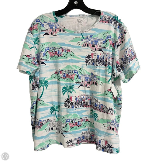Top Short Sleeve Basic By Kim Rogers In Multi-colored, Size: 1x