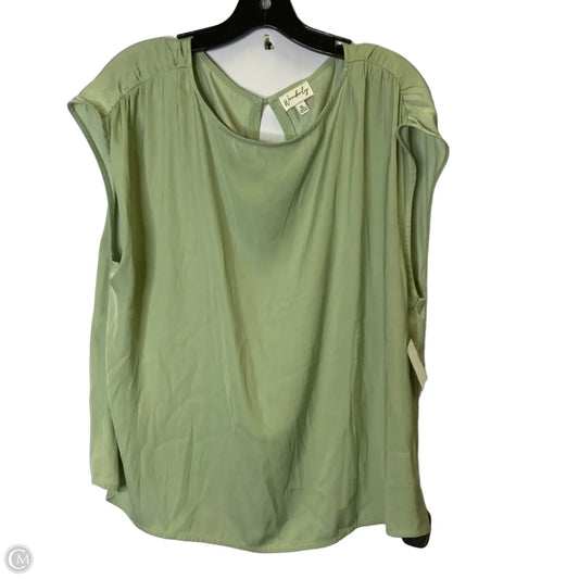 Top Short Sleeve By Wonderly In Green, Size: Xl