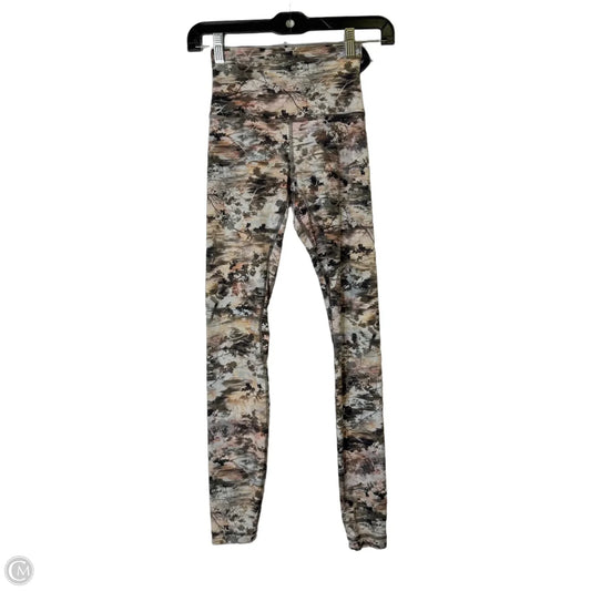 Athletic Leggings By Lululemon In Multi-colored, Size: 2