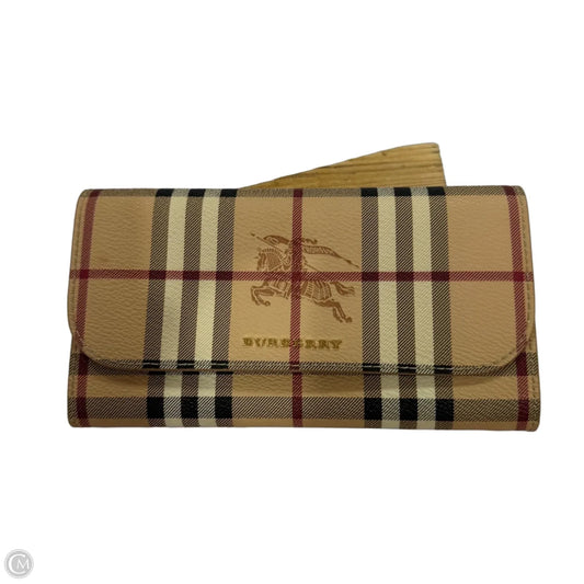 Wallet Luxury Designer By Burberry, Size: Medium