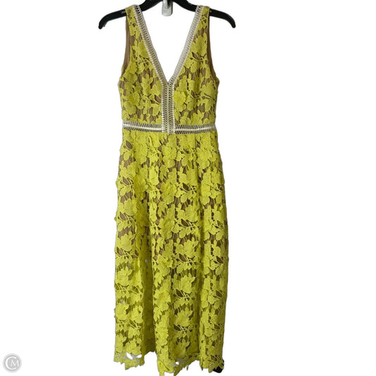 Dress Party Midi By Clothes Mentor In Green, Size: S