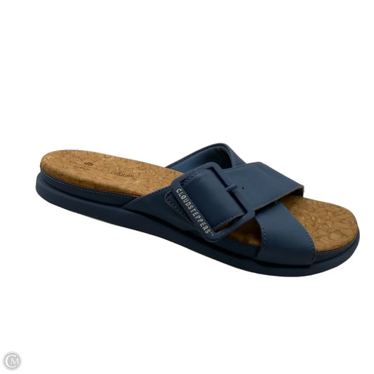 Sandals Flats By Clarks In Blue, Size: 9.5