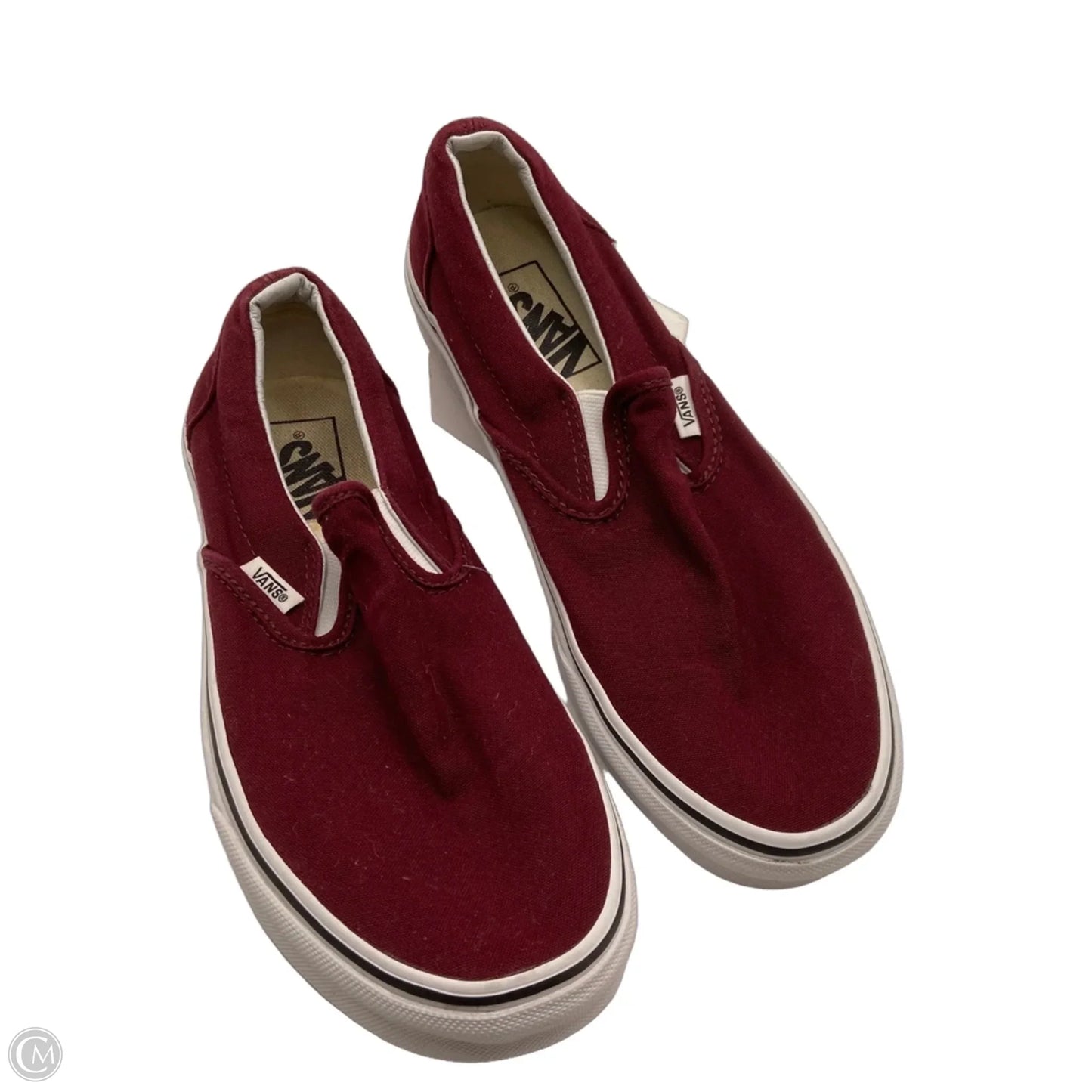 Shoes Sneakers By Vans In Red, Size: 7.5