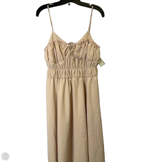 Dress Casual Midi By Shein In Pink, Size: L