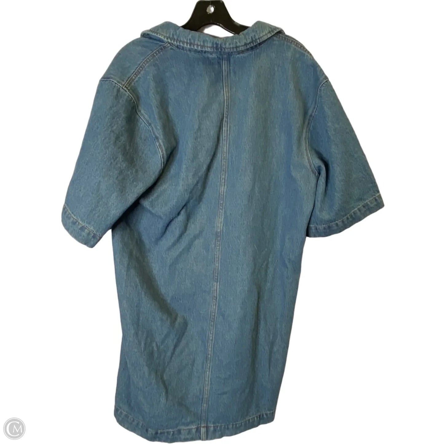 Dress Casual Short By Future Collective In Blue Denim, Size: M