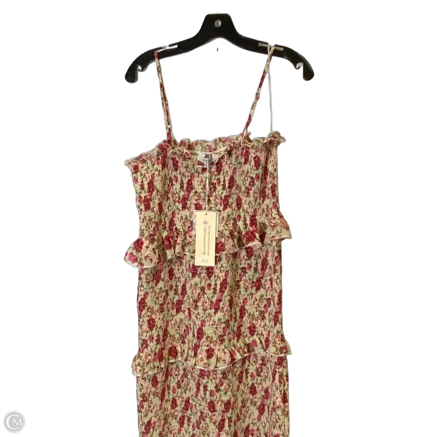 Dress Casual Maxi By Clothes Mentor In Floral Print, Size: 1x