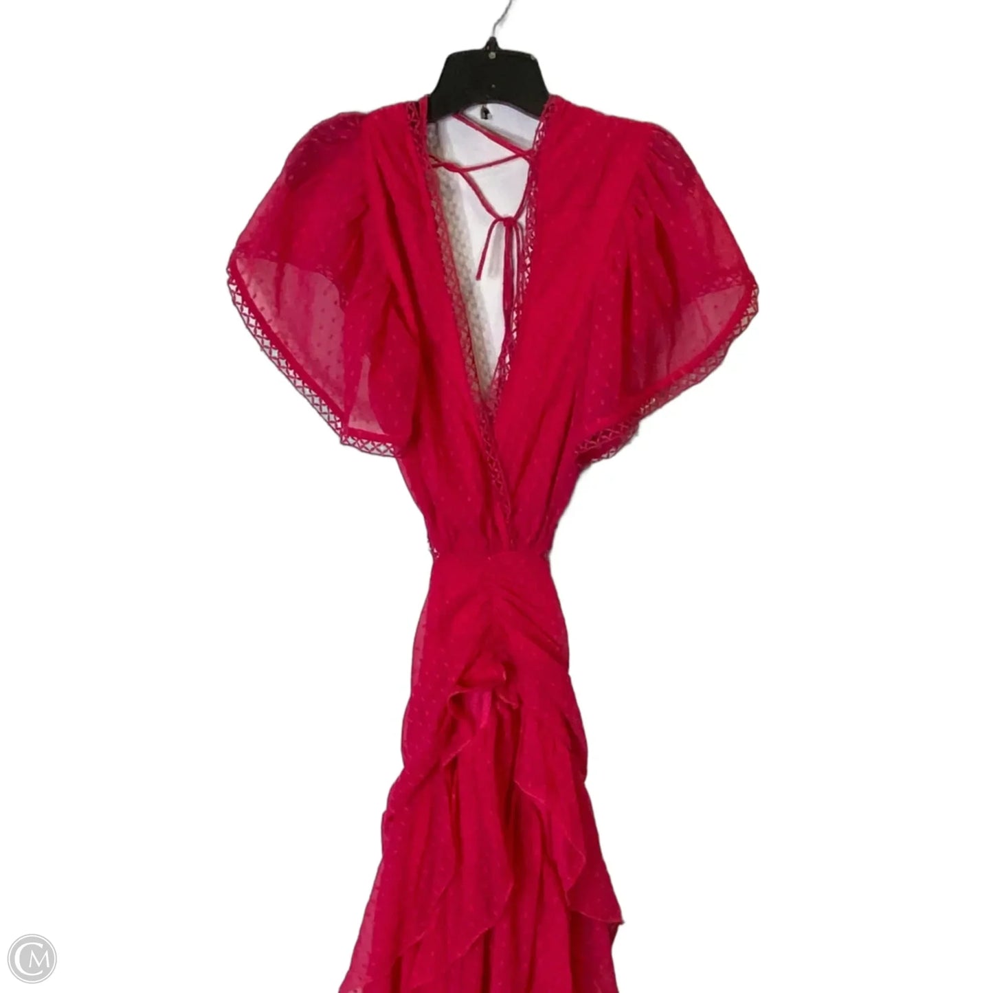 Dress Party Long By Boohoo Boutique In Pink, Size: 12