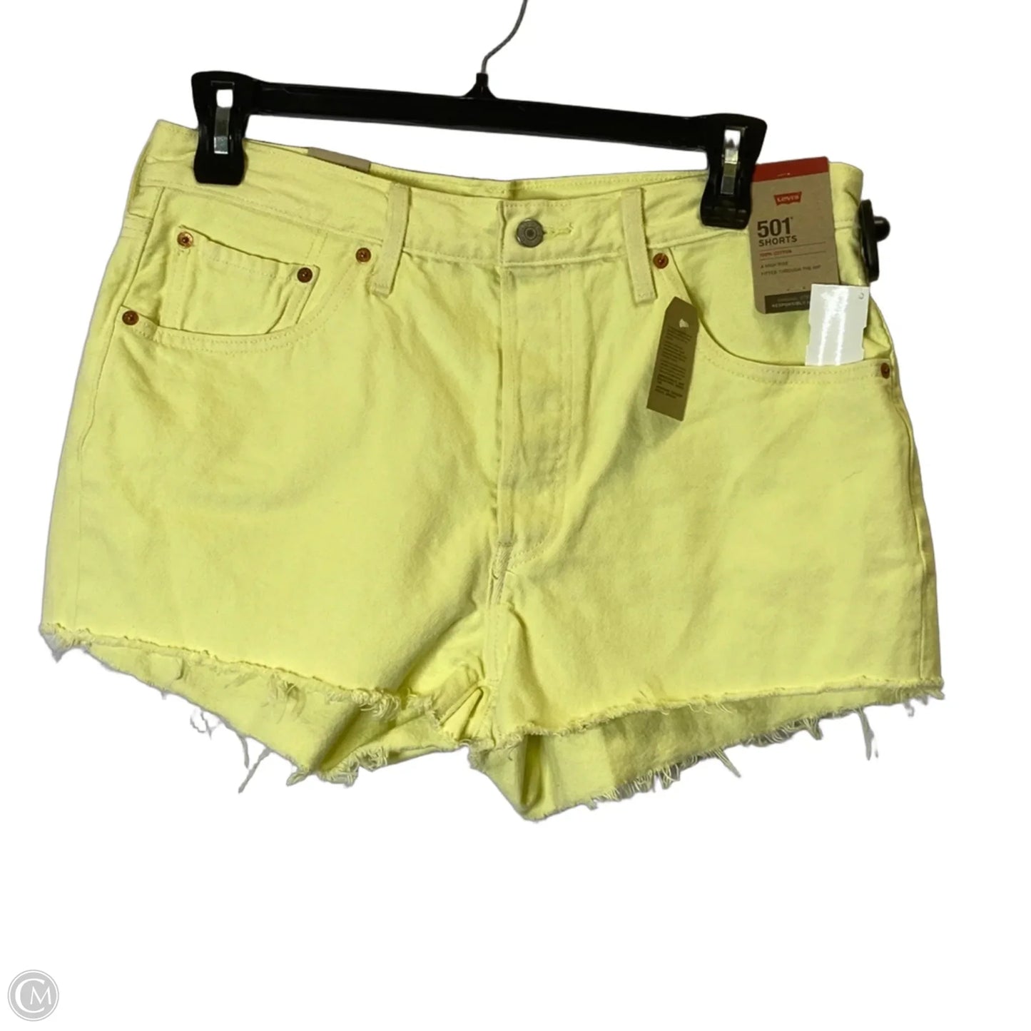 Shorts By Levis In Yellow, Size: 14