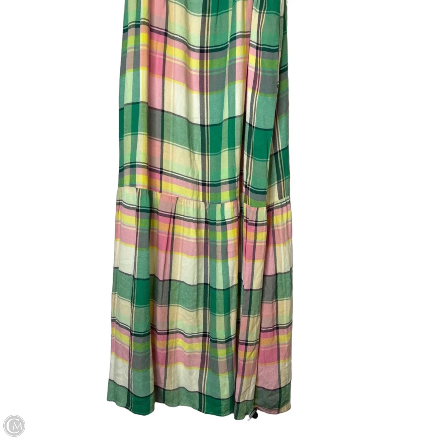 Dress Casual Maxi By Loft In Plaid Pattern, Size: Lp
