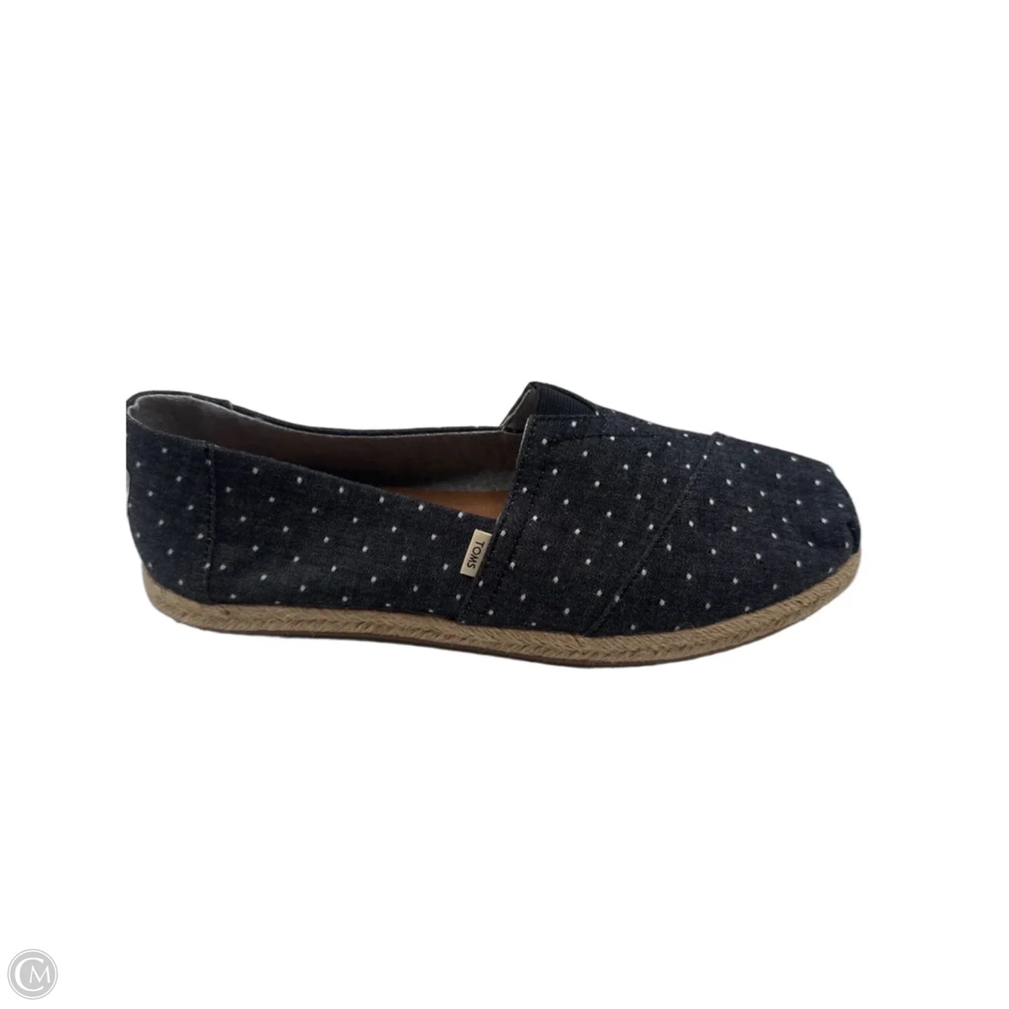 Shoes Flats By Toms In Navy, Size: 9
