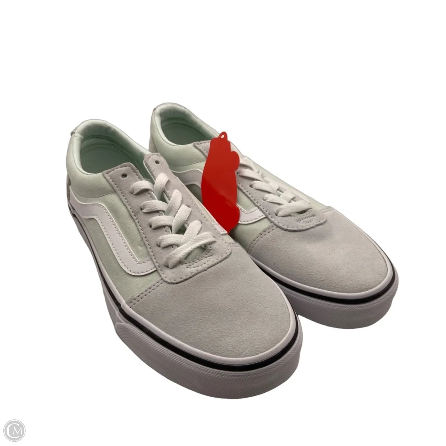 Shoes Sneakers By Vans In Green, Size: 9