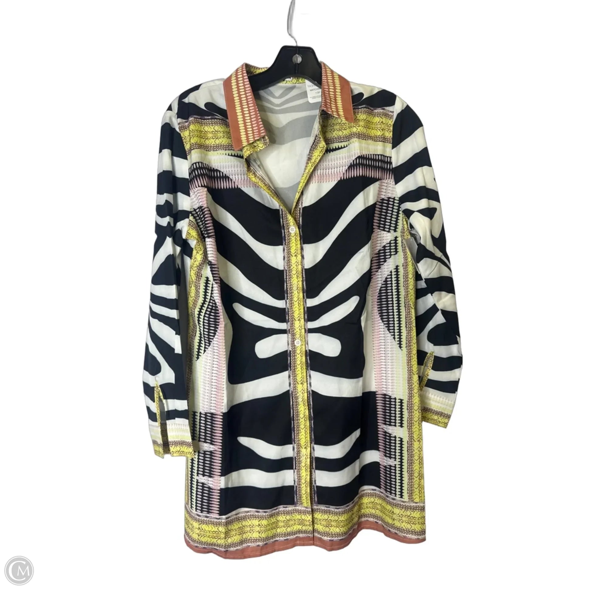 Top Long Sleeve By Fashion Nova In Multi-colored, Size: S