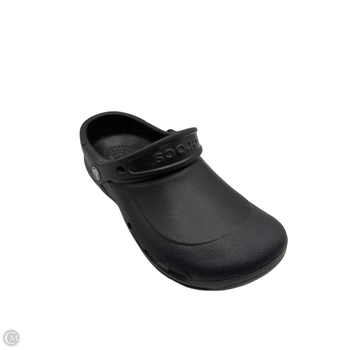 Shoes Flats By Crocs In Black, Size: 7