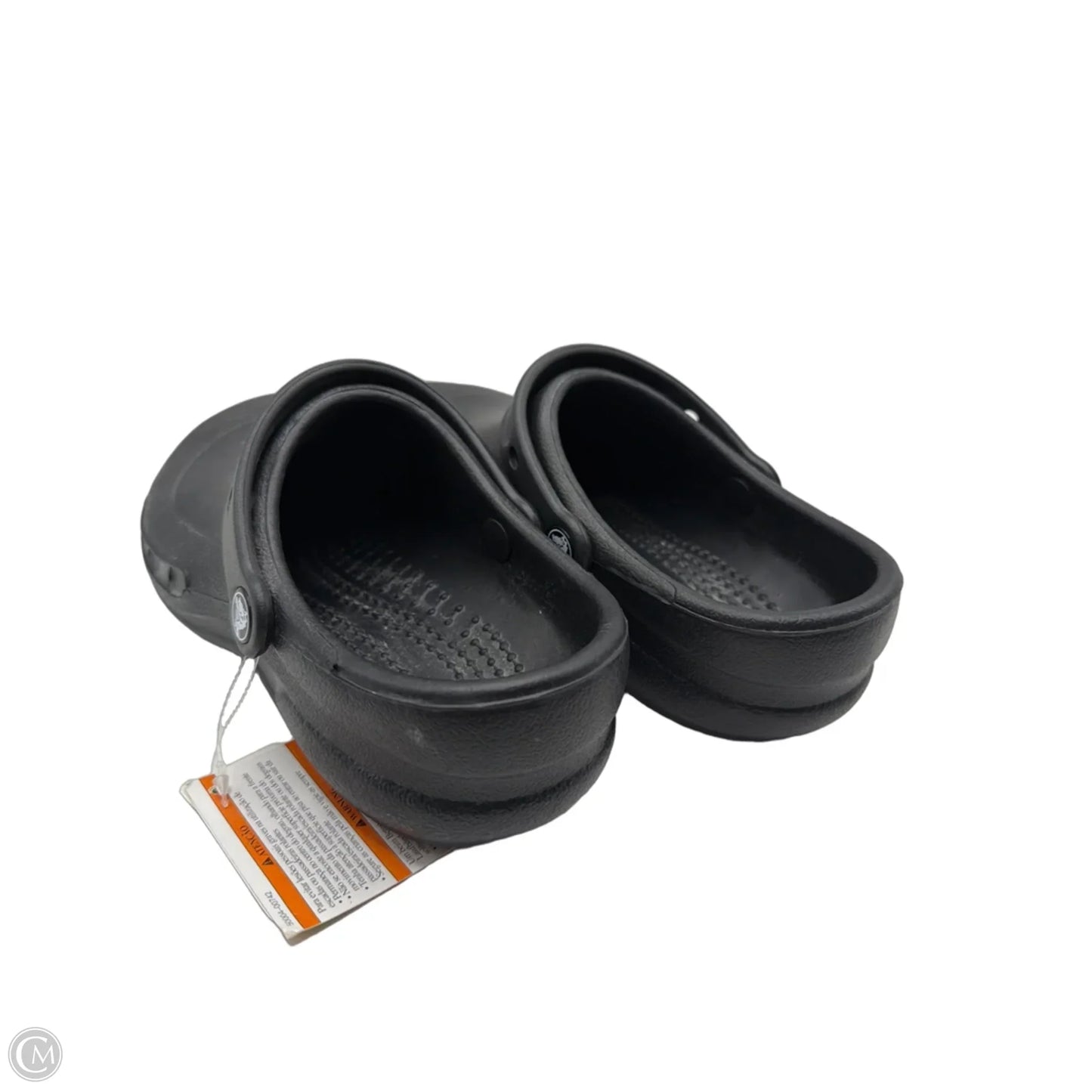 Shoes Flats By Crocs In Black, Size: 7