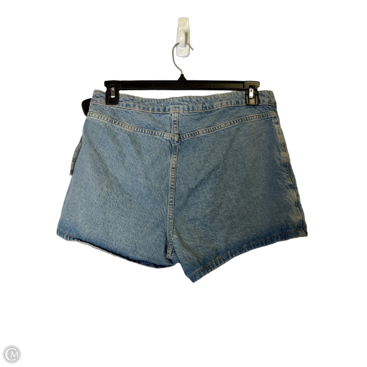 Skort By Urban Outfitters In Blue Denim, Size: L