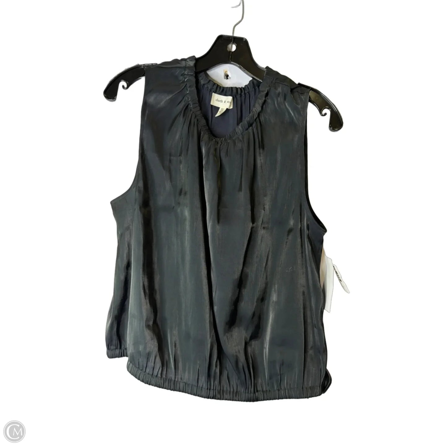 Top Sleeveless By Cloth & Stone In Grey, Size: M