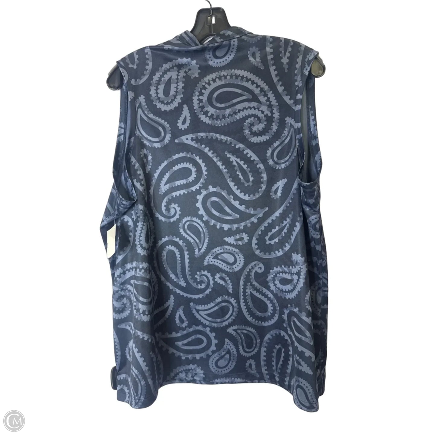 Athletic Tank Top By Nike Apparel In Blue, Size: Xxl