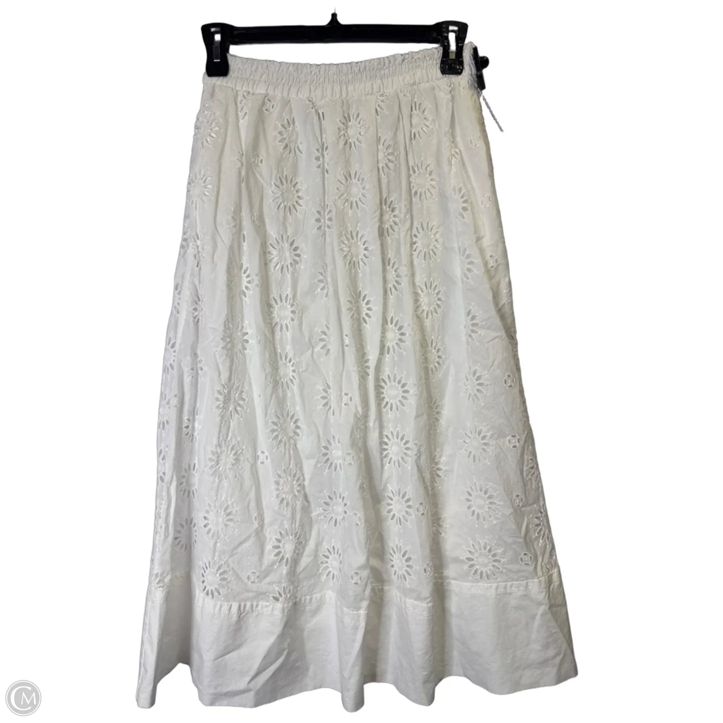 Skirt Maxi By Zara In White, Size: M