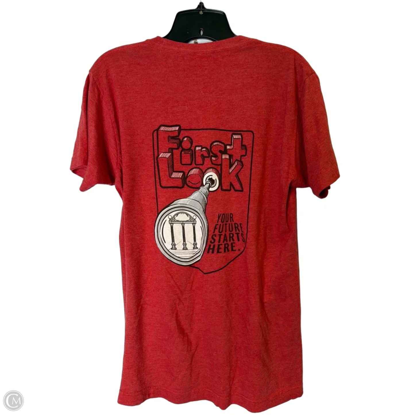 Top Short Sleeve By Tultex In Red, Size: M