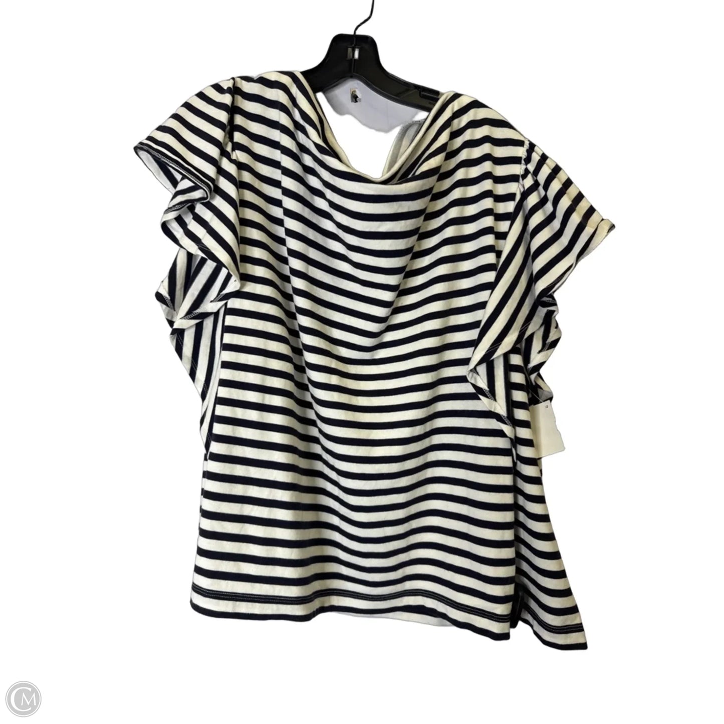 Top Sleeveless By Free Assembly In Striped Pattern, Size: 4x
