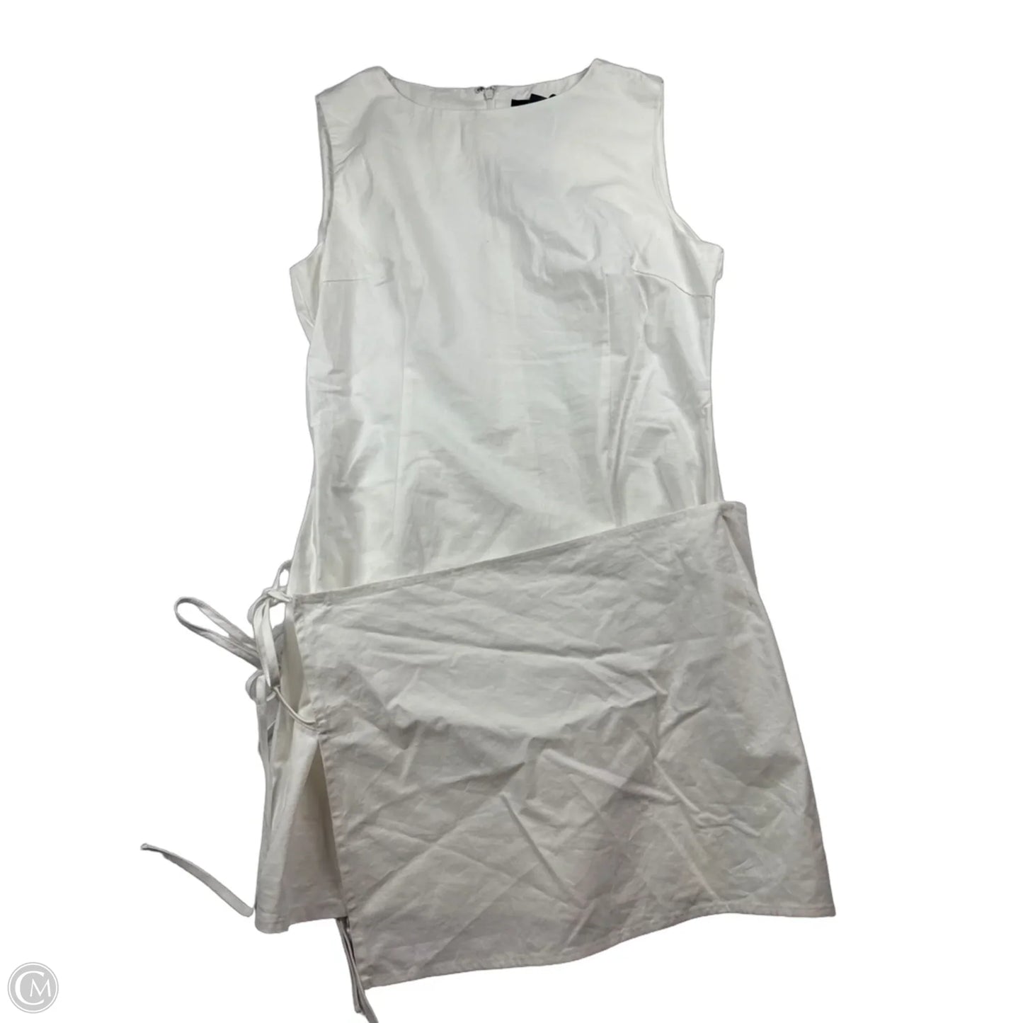Dress Party Short By Clothes Mentor In Cream, Size: L