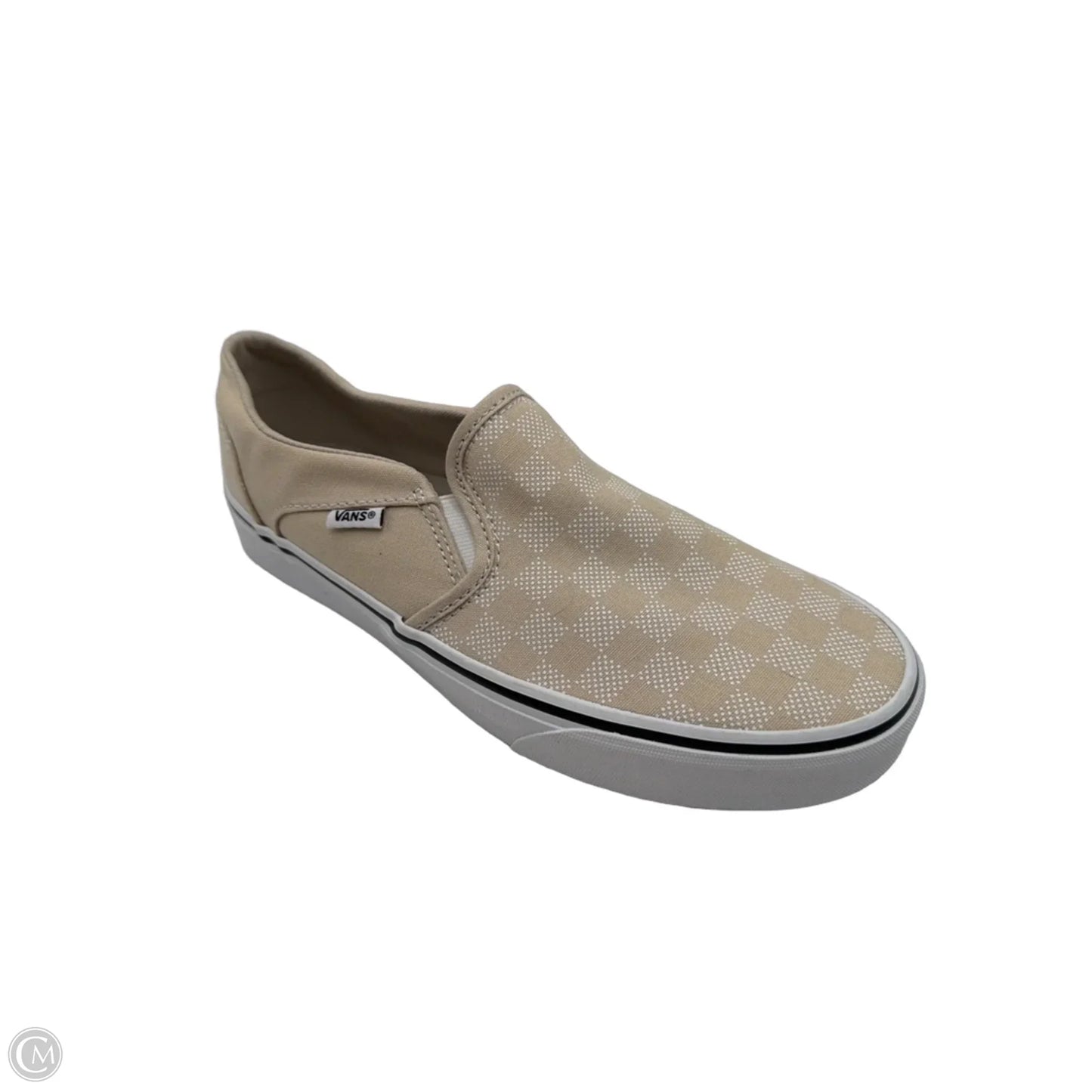 Shoes Sneakers By Vans In Tan, Size: 9