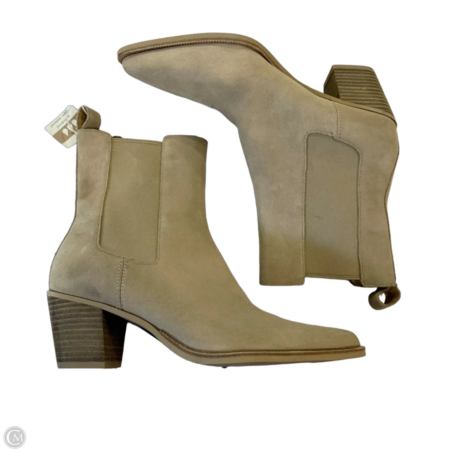 Boots Ankle Heels By Dolce Vita In Tan, Size: 7