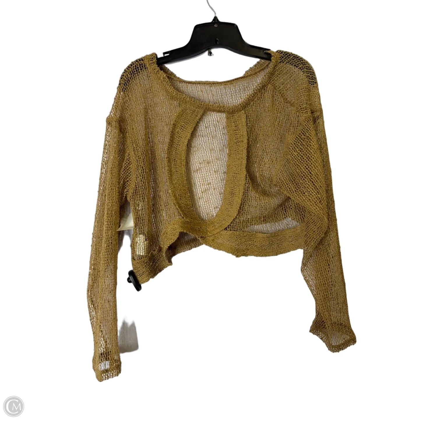 Top Long Sleeve By Shein In Brown, Size: S