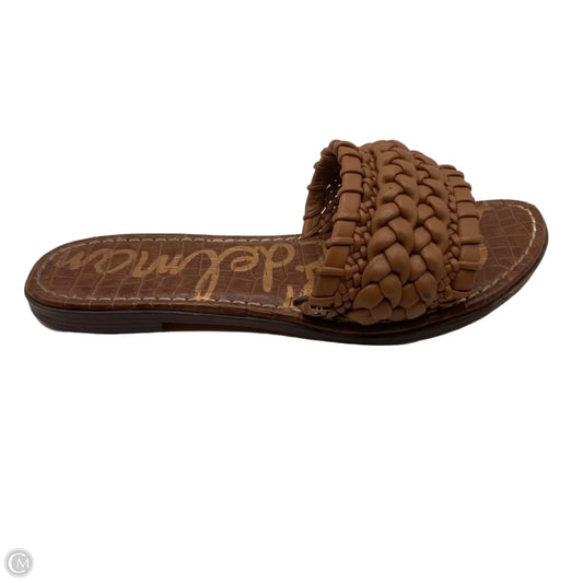 Sandals Flats By Sam Edelman In Brown, Size: 10