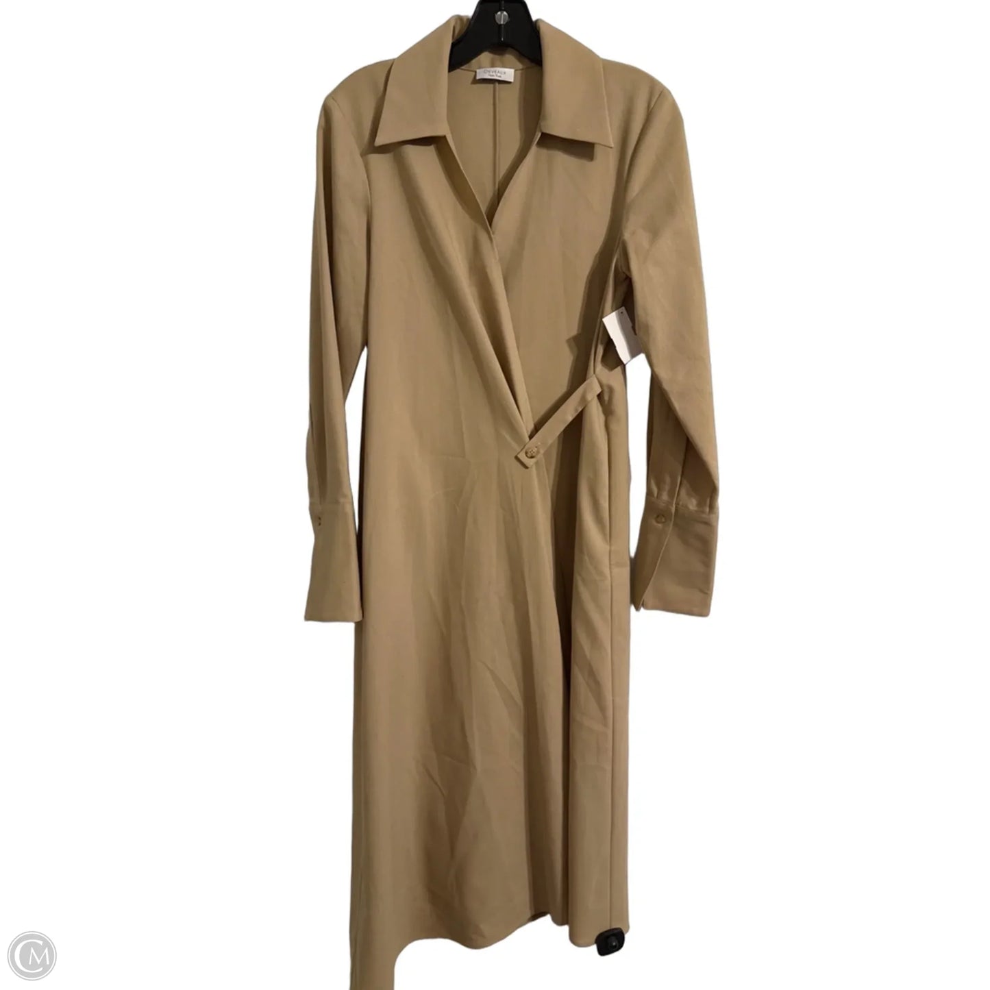 Coat Trench Coat By Cma In Tan, Size: 0