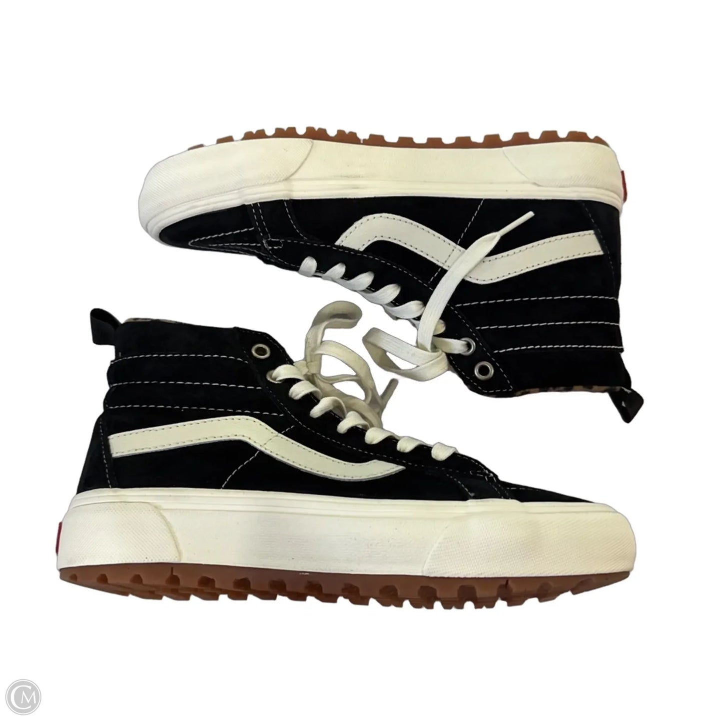 Shoes Sneakers Platform By Vans In Black, Size: 7.5