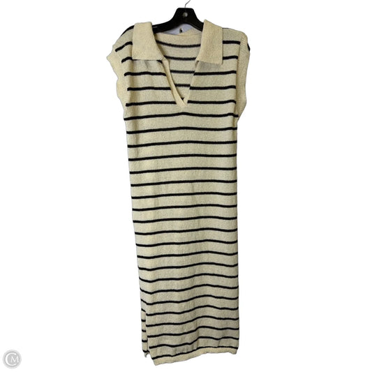 Dress Casual Maxi By Shein In Cream, Size: S
