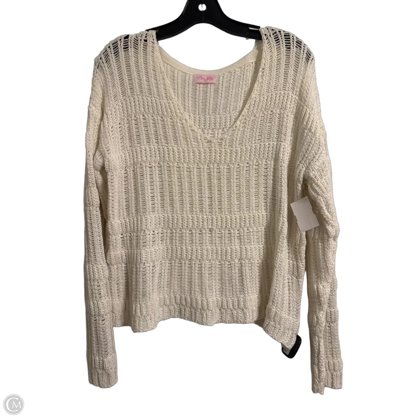 Sweater By Pink Lilly In Cream, Size: S