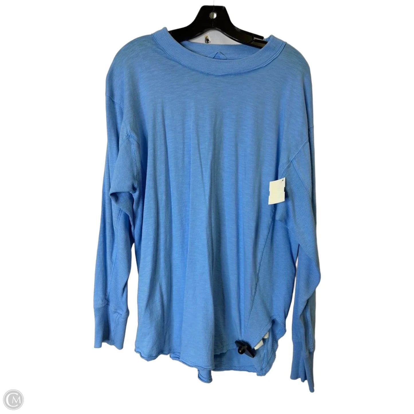 Top Long Sleeve Basic By Aerie In Blue, Size: M