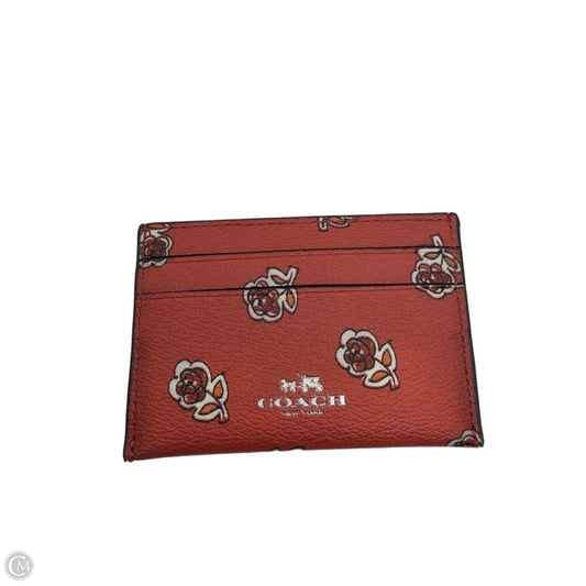 Id/card Holder Designer By Coach, Size: Small