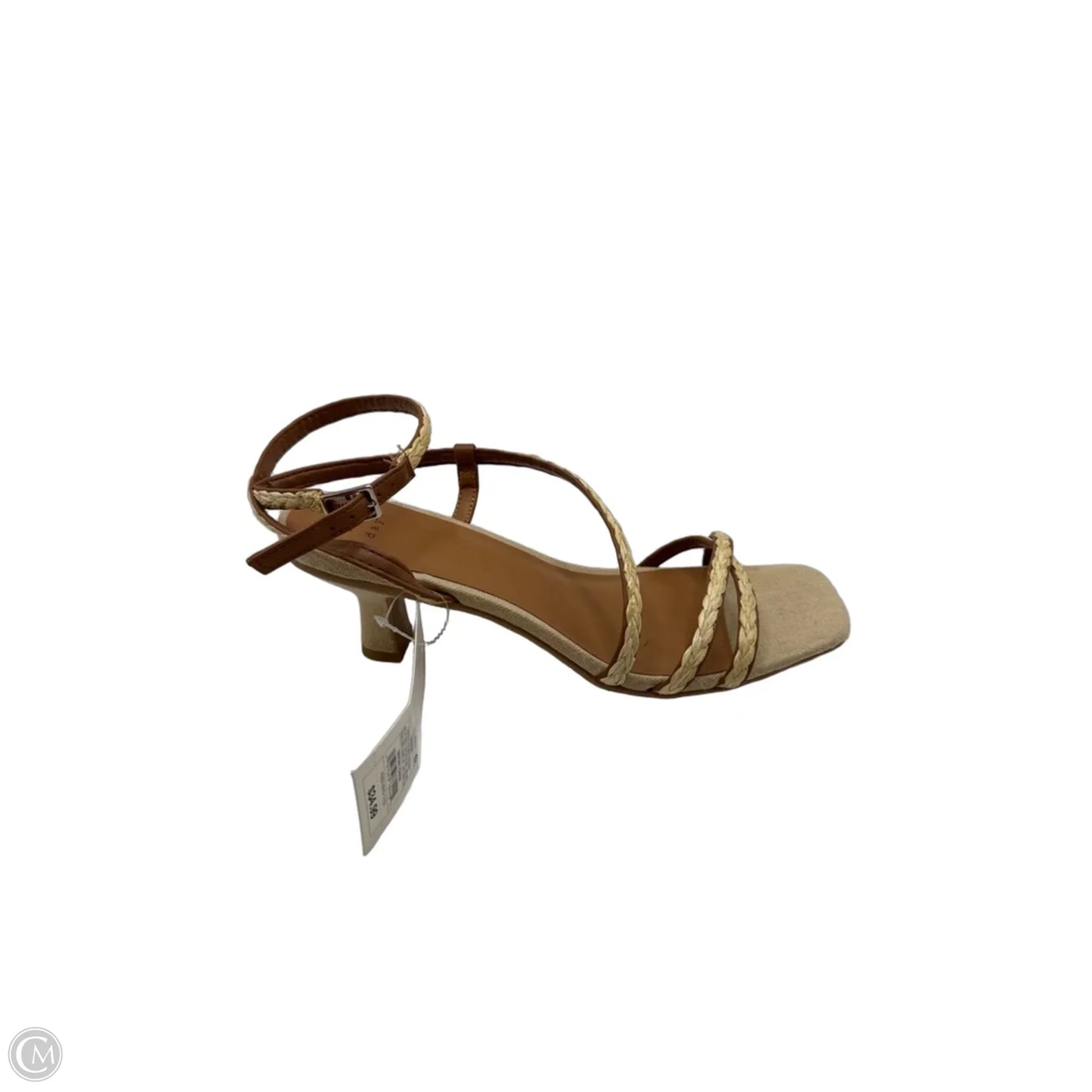 Sandals Heels Stiletto By A New Day In Tan, Size: 8