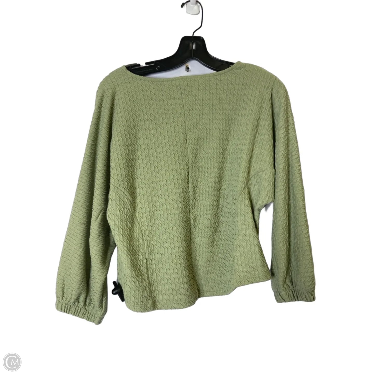 Top Long Sleeve By Anthropologie In Green, Size: M