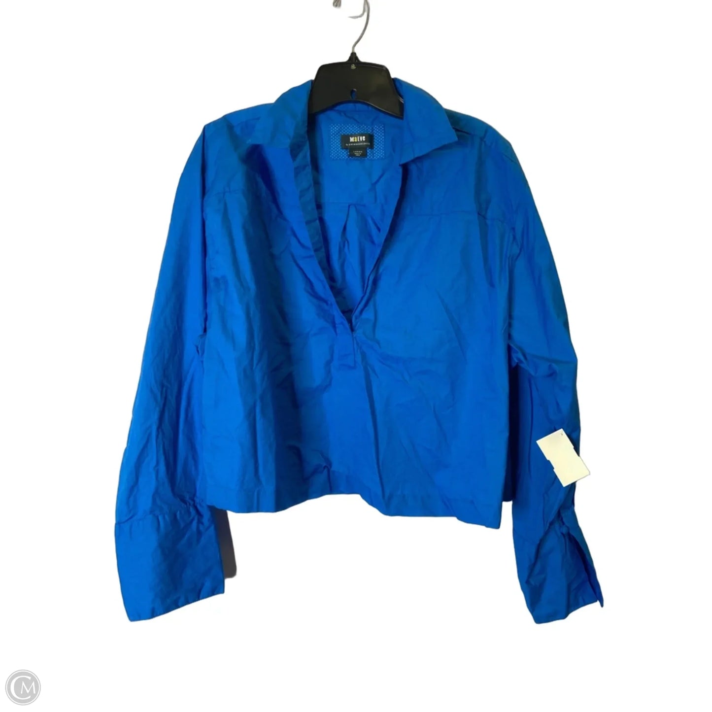 Top Long Sleeve By Maeve In Blue, Size: L