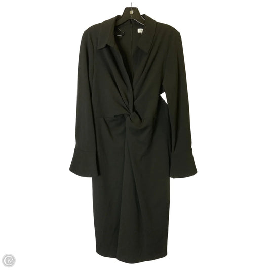 Dress Work By Calvin Klein In Black, Size: 10