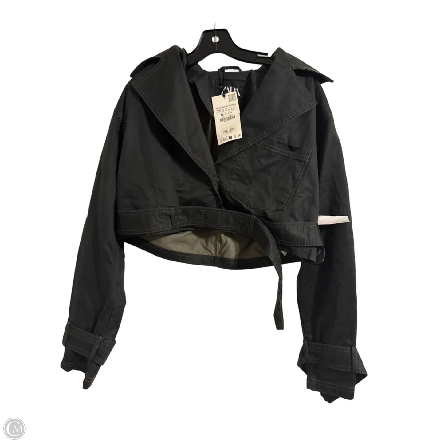Jacket Moto By Zara In Black, Size: Xs