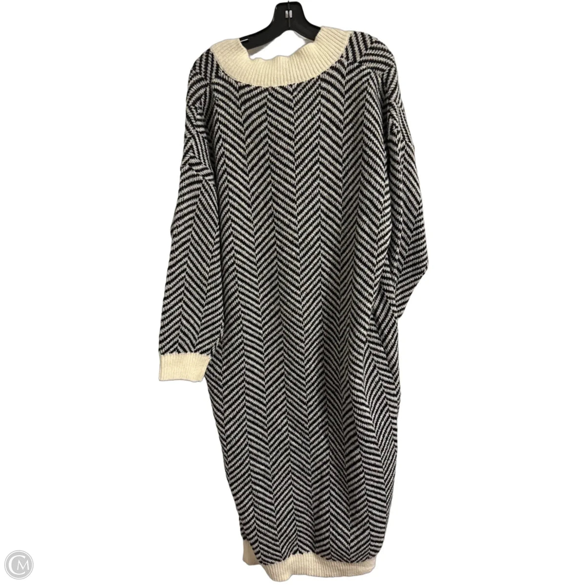 Sweater Cardigan By Clothes Mentor In Grey, Size: 1x