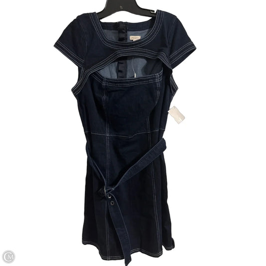 Dress Casual Short By Pilcro In Blue Denim, Size: L