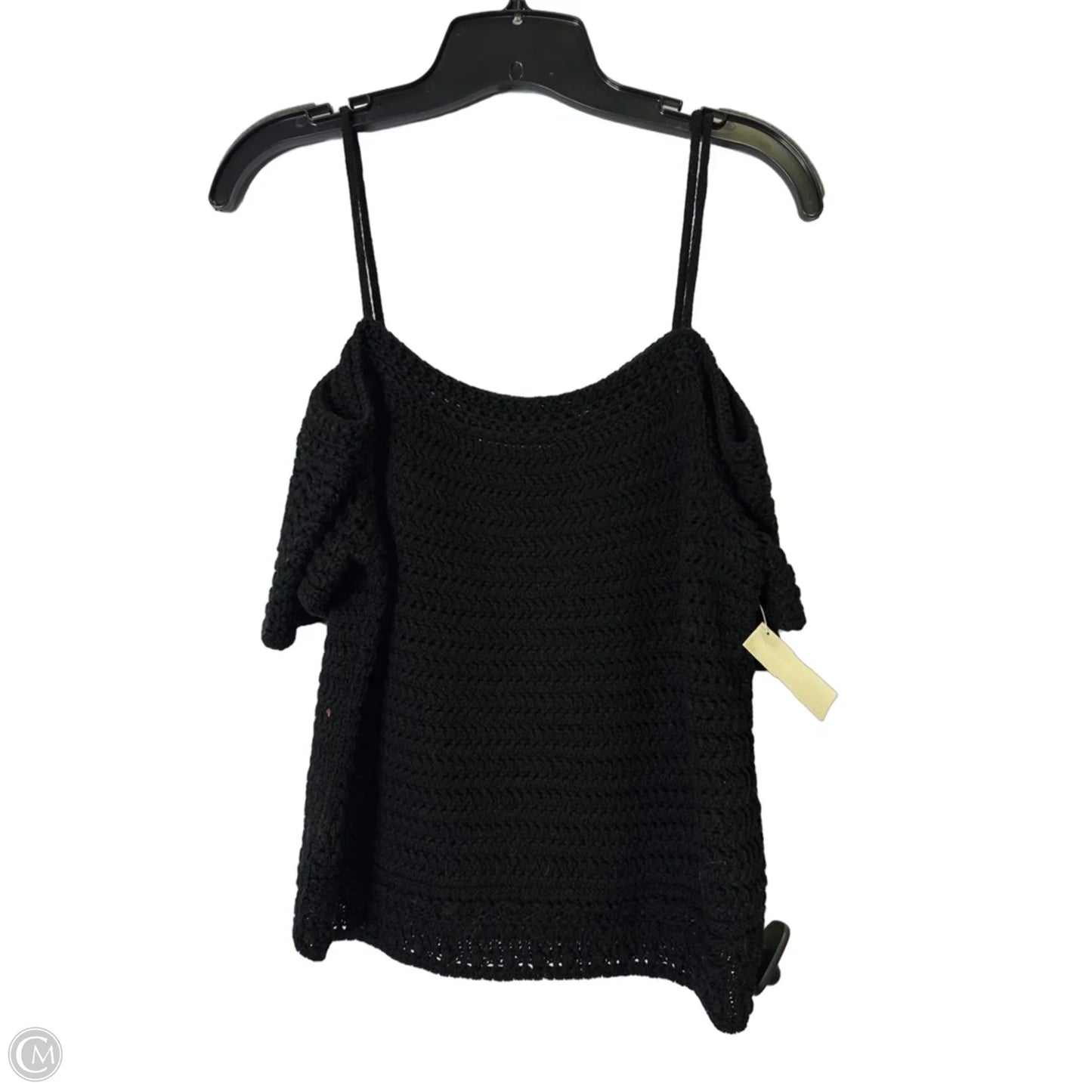 Top Short Sleeve By Vince In Black, Size: M